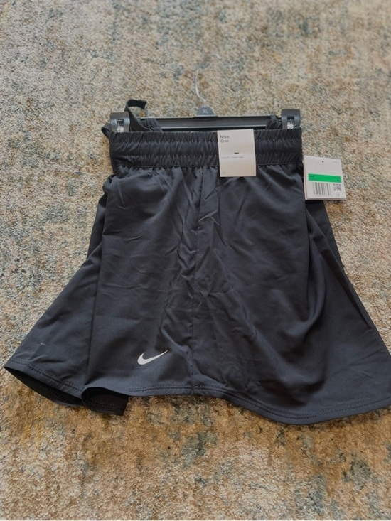 Nike Other - Girls Nike Black Athletic Skort with White Swoosh
